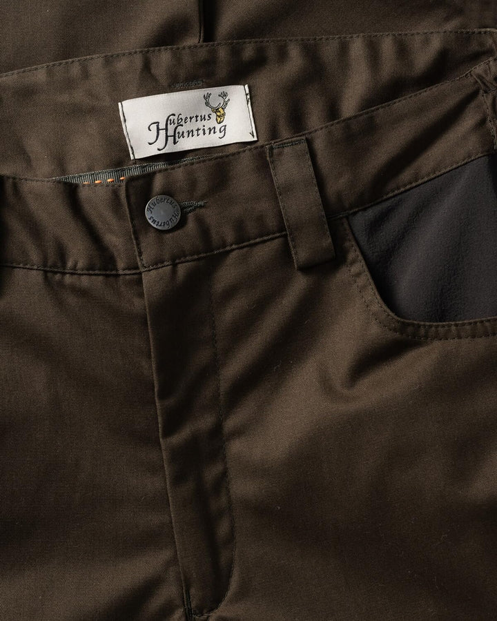Hubertus Jagdhose Hydro mit Stretch dunkeloliv Sommerhose 26 Oliv (Grün), 26 Oliv (Grün)