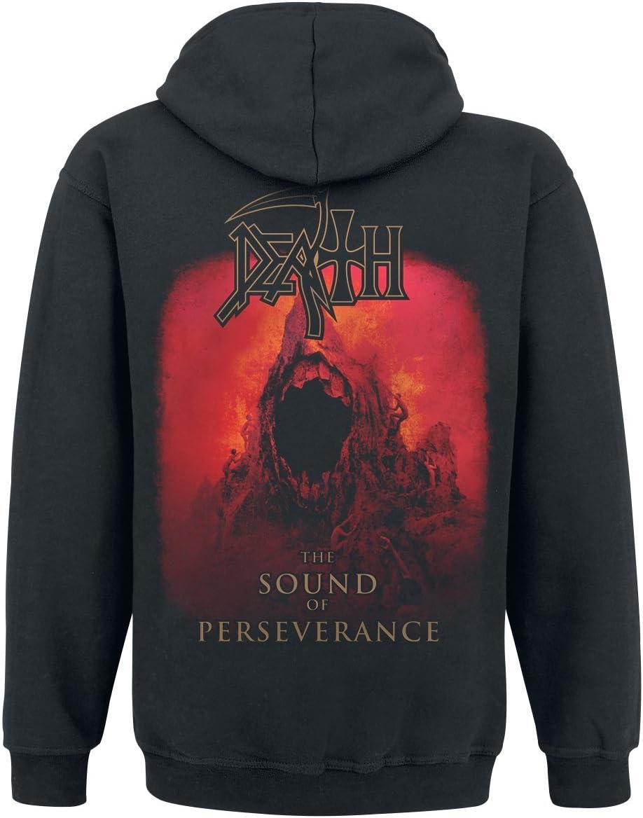 Death The Sound of Perseverance Männer Kapuzenjacke schwarz Band-Merch, Bands M Schwarz, M Schwarz