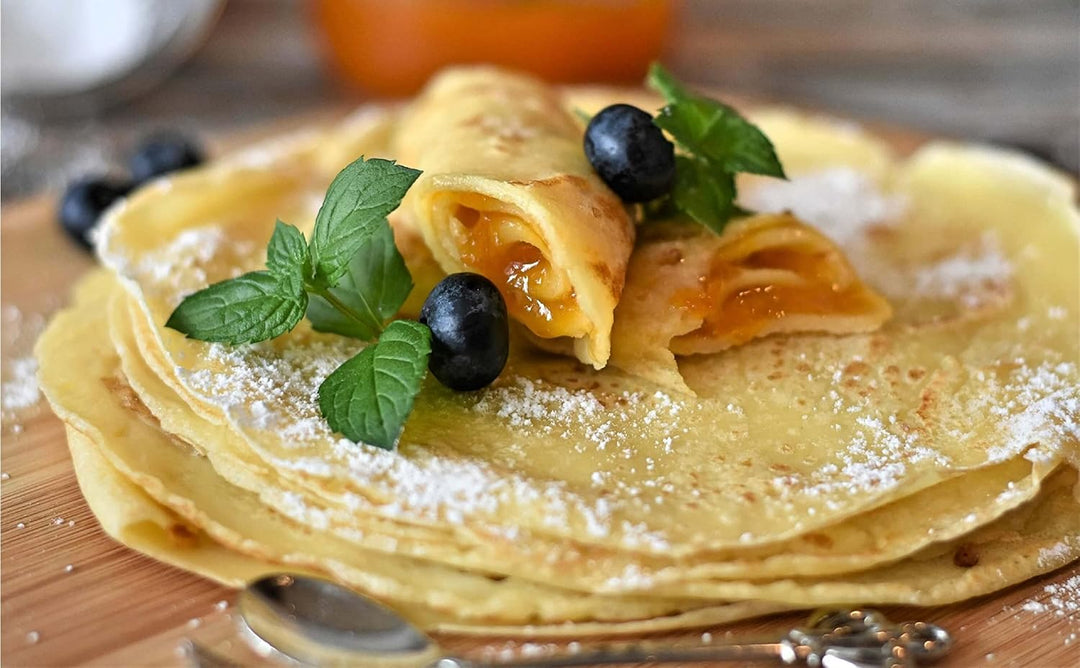 Crepes Maker | 1200 Watt | Cool-Touch-Griff | Antihaftbeschichtung | 30 cm Durchmesser | Creperie |