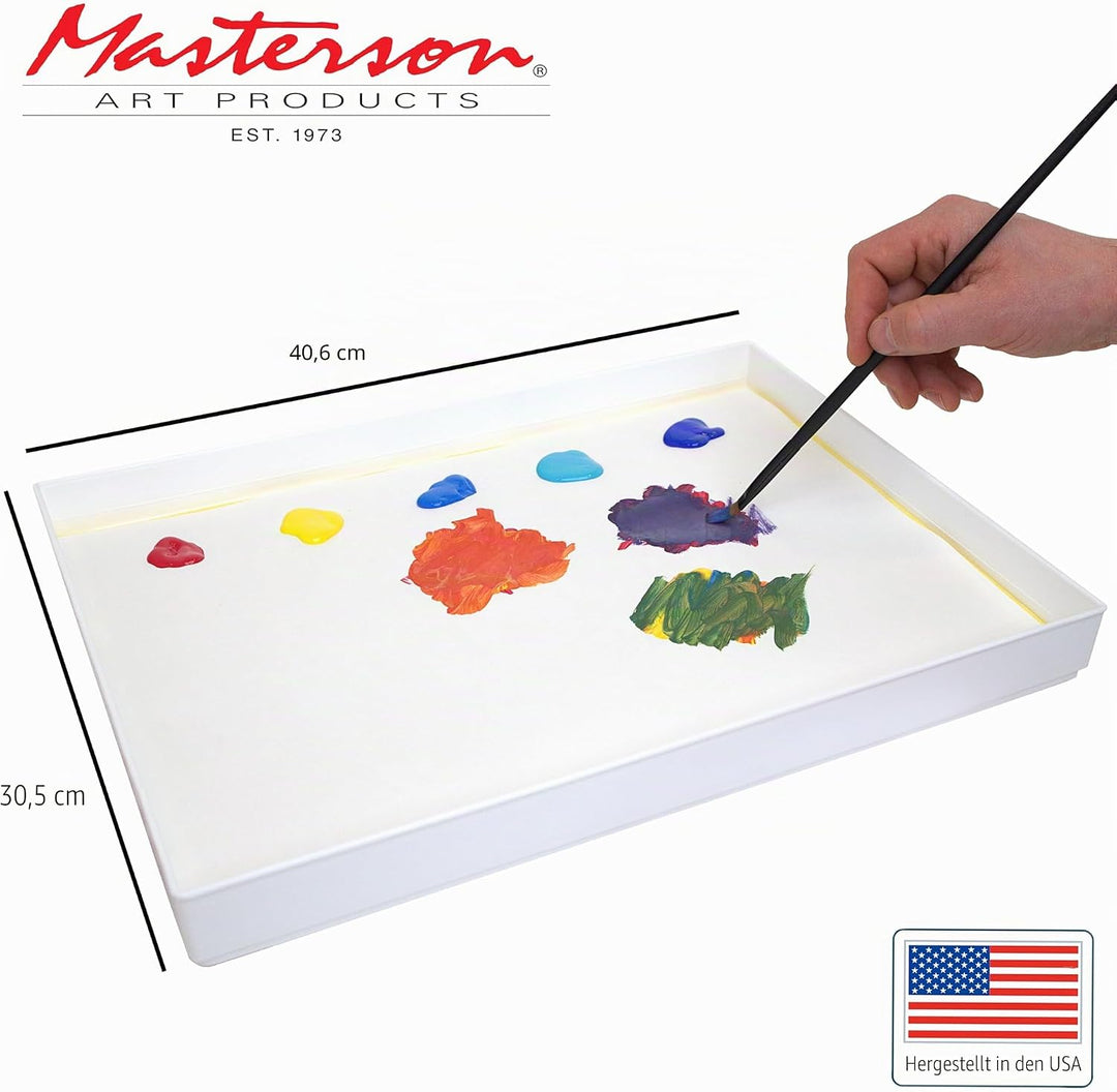 Masterson Sta-Wet Premium-Palette, luftdicht, Standard, Weiss 1 stück (1er Pack), 1 stück (1er Pack)