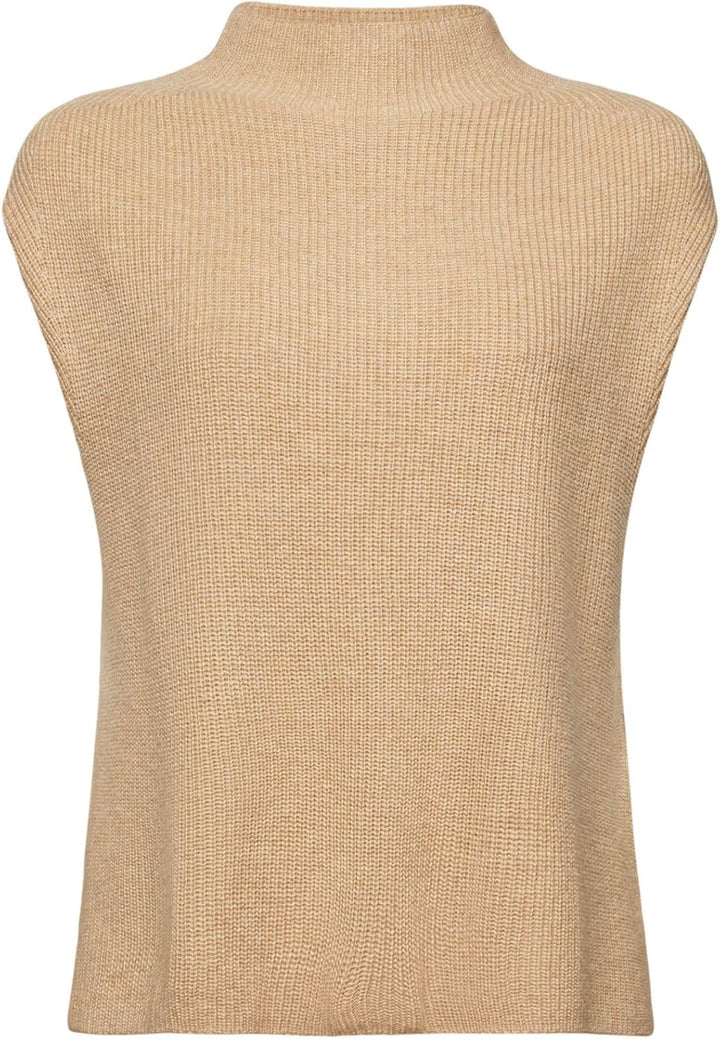 ESPRIT Damen Pullunder XS 289/Sand 5, XS 289/Sand 5