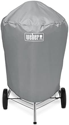 Weber Grillabdeckhaube für Ø 57cm Holzkohlegrills, atmungsaktiv UV- & wasserbeständig, Schutz for Wi