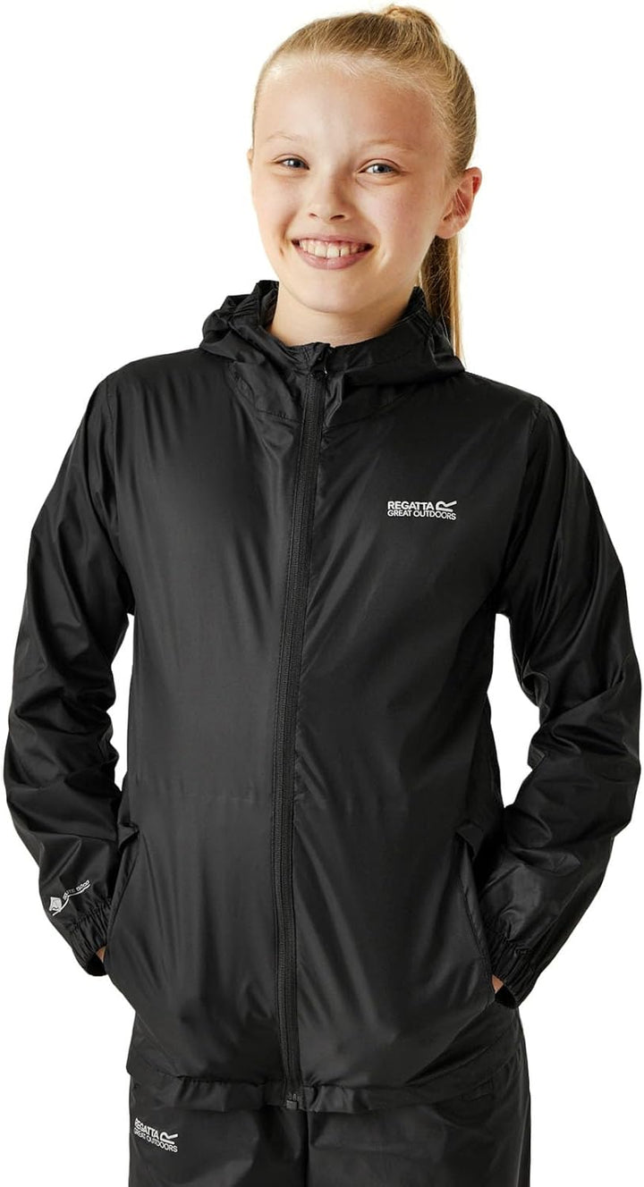Regatta Unisex Kinder Kid Pack It Jacket III 128 Schwarz, 128 Schwarz