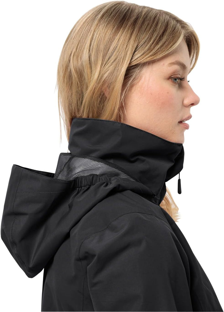 Jack Wolfskin Damen Stormy Point 2l Jkt W Jacket XS Schwarz, XS Schwarz