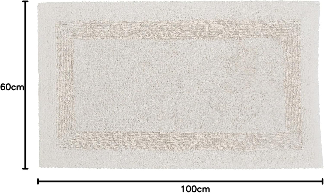 Kleine Wolke 5477146360 Badteppich Arizona, 60 x 100 cm, Grau(Silbergrau) Grau(silbergrau) 60 x 100