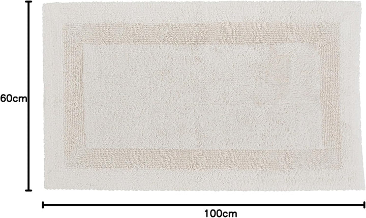 Kleine Wolke 5477146360 Badteppich Arizona, 60 x 100 cm, Grau(Silbergrau) Grau(silbergrau) 60 x 100