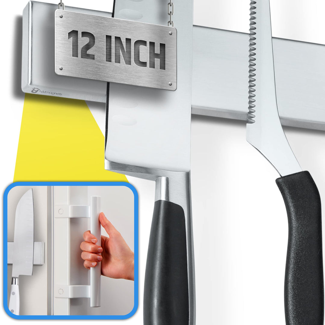 Magnetischer Messerhalter für den Kühlschrank für den Kühlschrank mit AntiRutschUpgrade – 30,5 cm pr