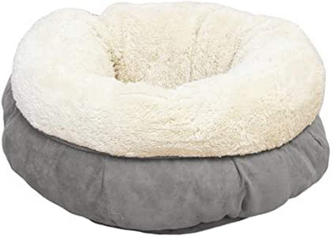 AFP AFPK02136 Katzenbett Lambswool Donut Bed, grau