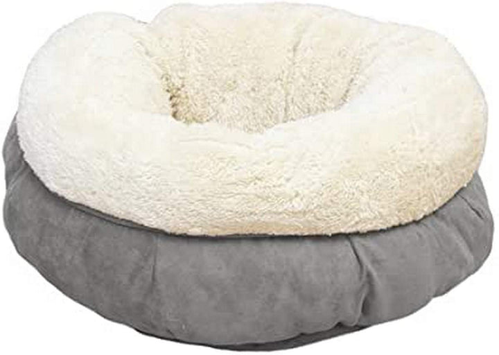 AFP AFPK02136 Katzenbett Lambswool Donut Bed, grau