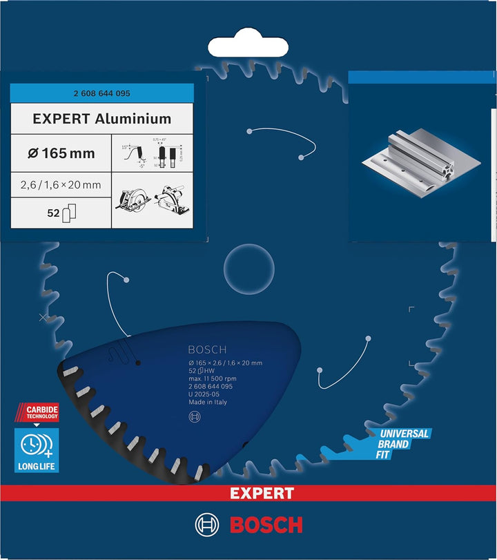 Bosch Accessories Bosch Professional 1x Kreissägeblatt Expert for Aluminium (für Aluminium, Sägeblat