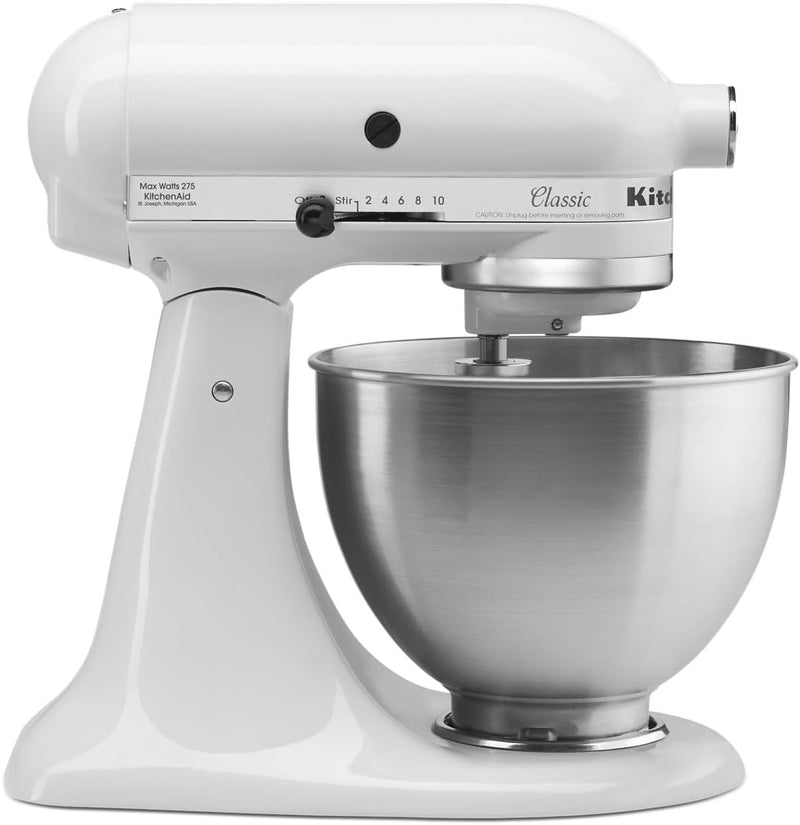 KitchenAid Küchenmaschine K45SSEWH Classic, Weiss Weiss/Opulenter Garten Mixer, Weiss/Opulenter Gart