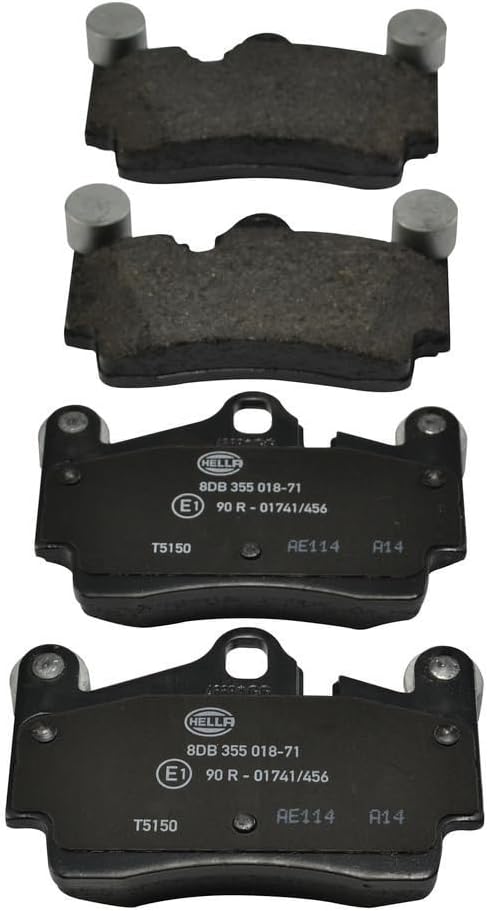 HELLA PAGID 8DB 355 018-711 Bremsbelagsatz - T5150 - Dicke/Stärke: 16.7mm - Bremssystem: Brembo - fü