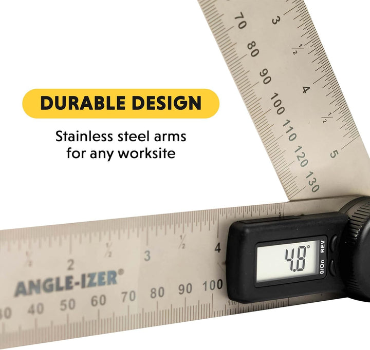 General Tools Digital-Winkel-Sucher-Regel, 5-Zoll (822) 5 Inches, 5 Inches