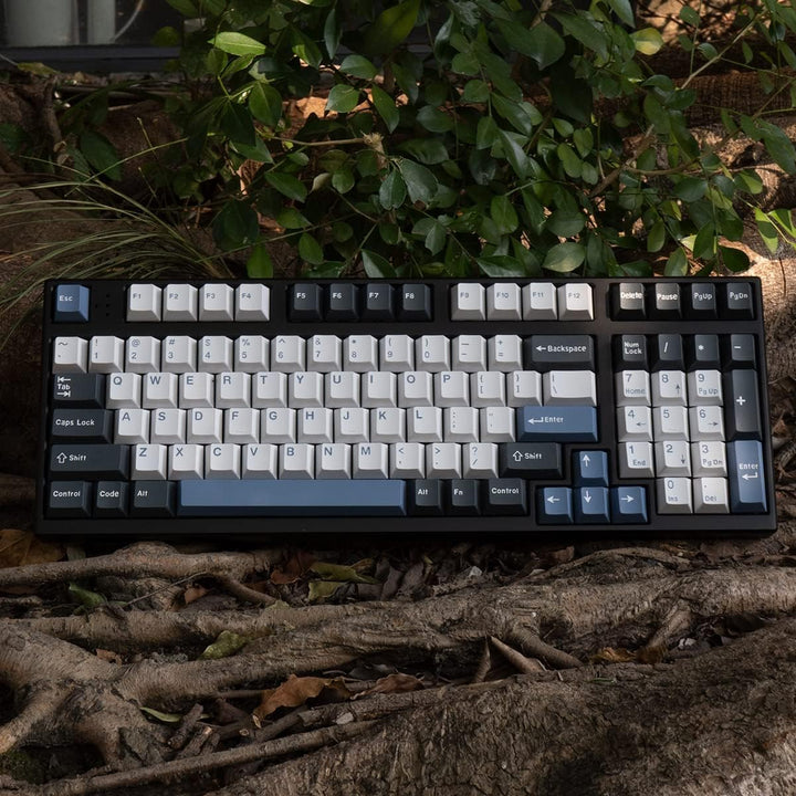 Arctic Blue White Tastenkappen Komplettset 173 Tasten Cherry Profile Doubleshot Custom Keycaps für C