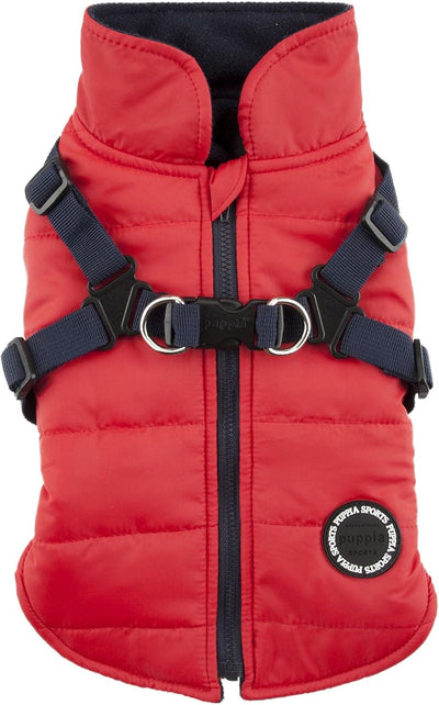 Puppia Hochwertiger Hundemantel für kleine Hunde und mittelgrosse Hunde - wasserdicht und mit Fleece