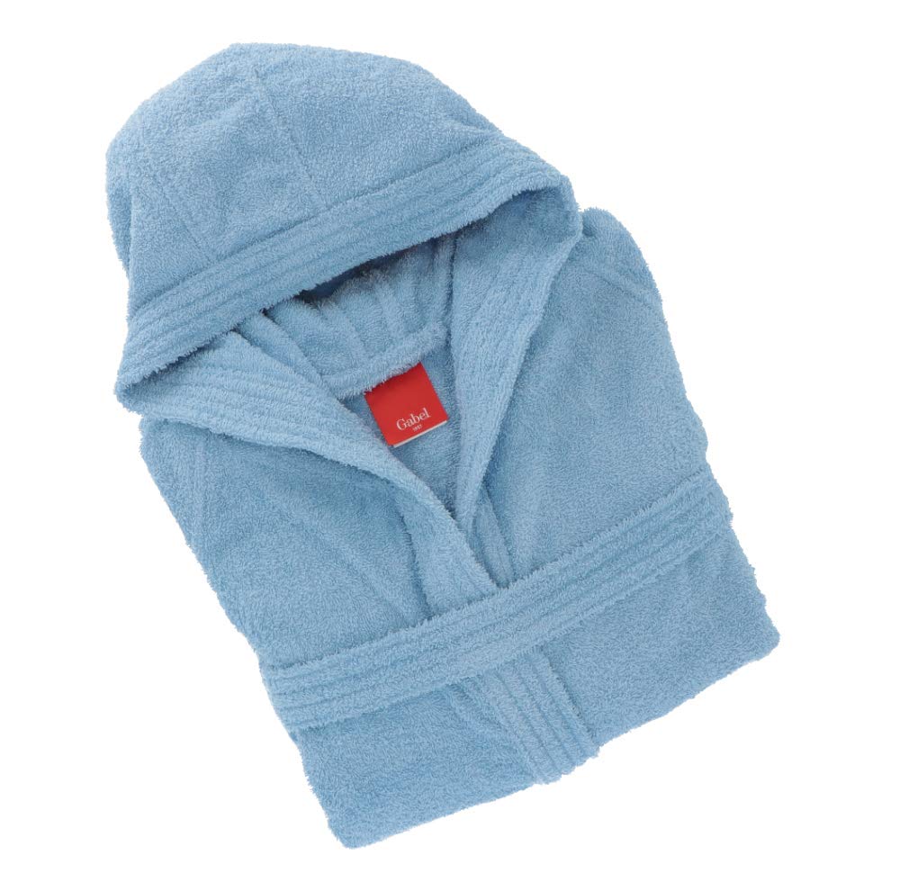 Gabel Bademantel Himmelblau M, Himmelblau M