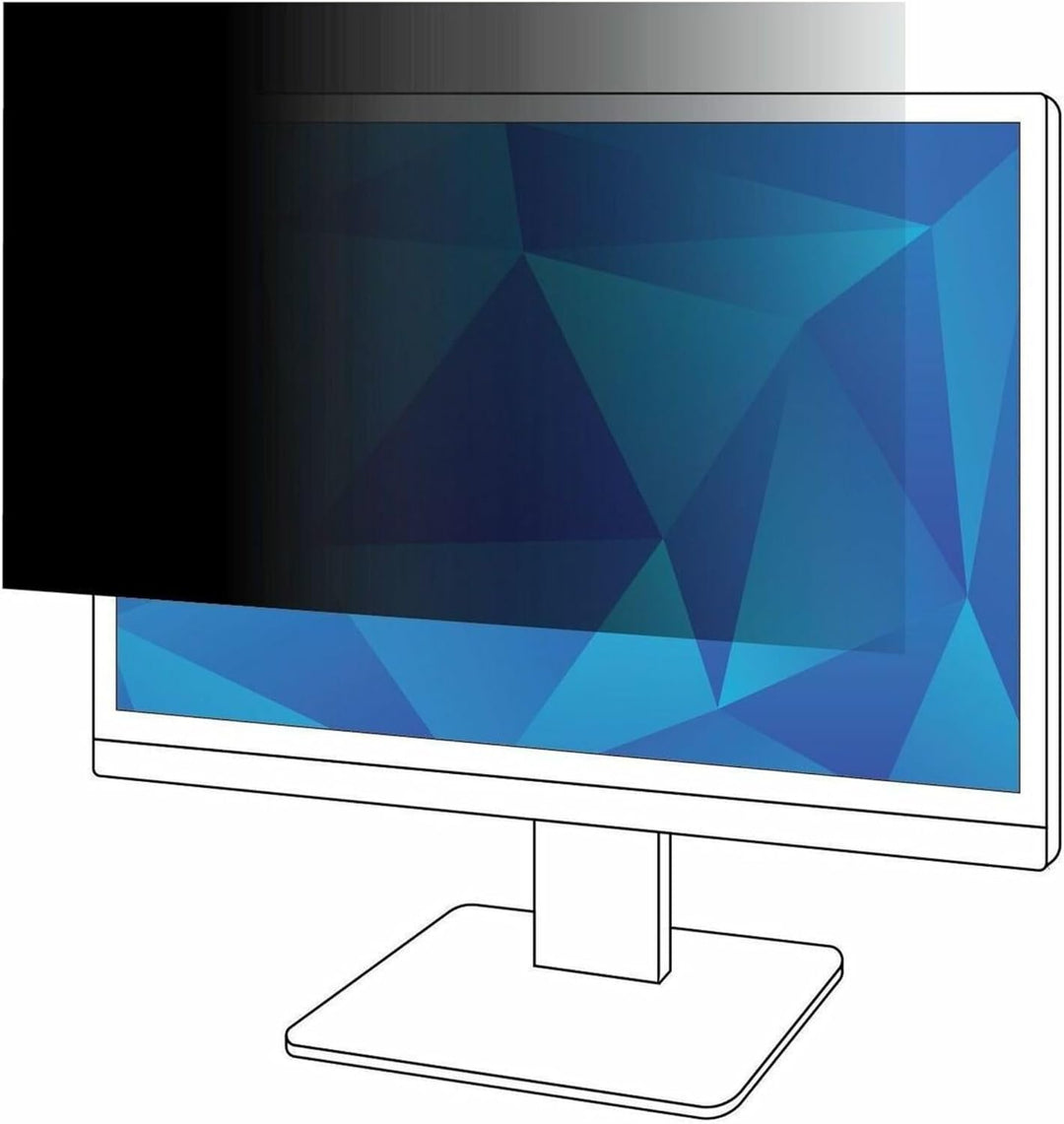 3M PF27.0W Blickschutzfilter Standard für Desktops 68,6 cm Weit (entspricht 27,0"Weit) 16:10, 68,6 c