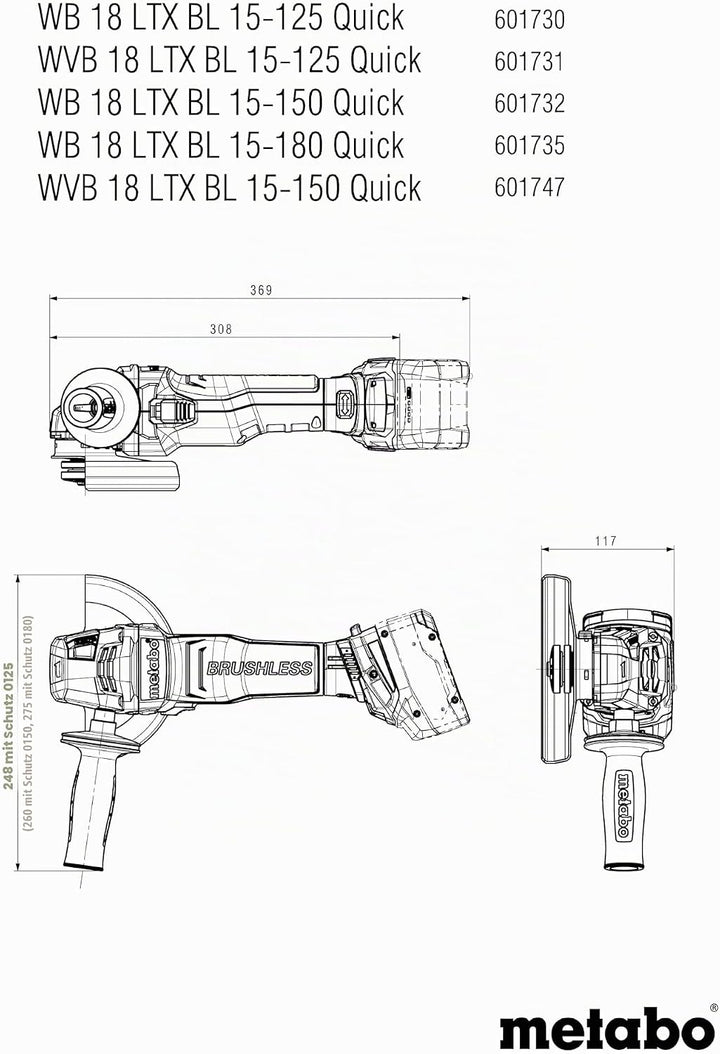 WVB 18 LTX BL 15-125 Quick * Akku TV00