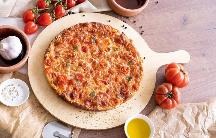 Die Schreiner - Christoph Siegel Eli Pizzabrett - als Sevierbrett in Rund, Set. M, 2. Wahl 9 M, 9 M