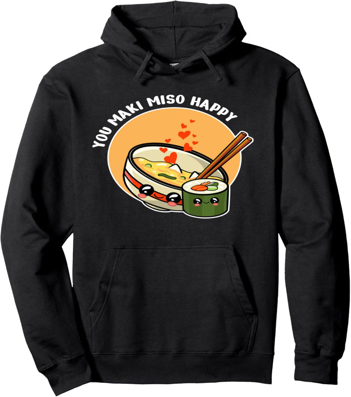 Sushi Miso Maki Japan Ramen Kawaii Pullover Hoodie