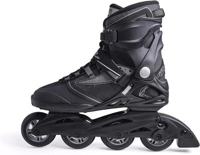 FILA Herren Legacy Comp Inline Skate 39 BLACK/GREY, 39 BLACK/GREY