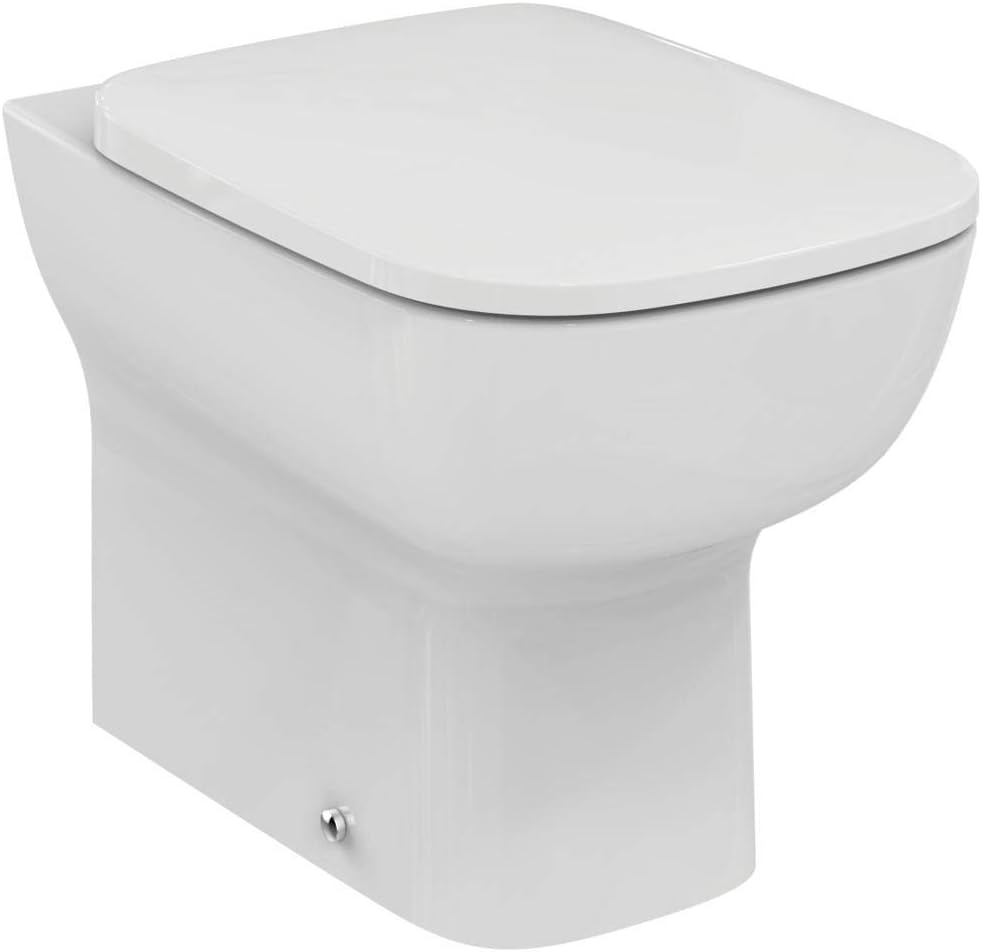 Ideal Standard T318101 Copriwater Originale Slim dedicato Serie Esedra New, Chiusura rallentata, Bia