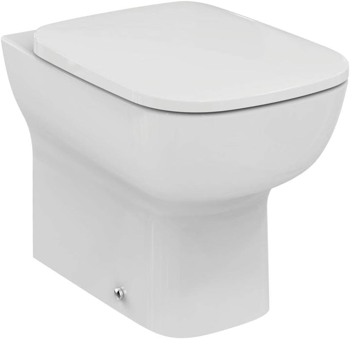 Ideal Standard T318101 Copriwater Originale Slim dedicato Serie Esedra New, Chiusura rallentata, Bia
