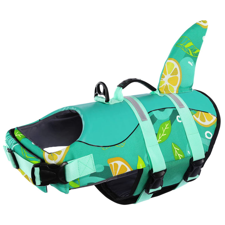 CITÉTOILE Schwimmweste Hunde Hai, Leicht und Sicher für Wassersport, hundeschwimmweste mit Griff und