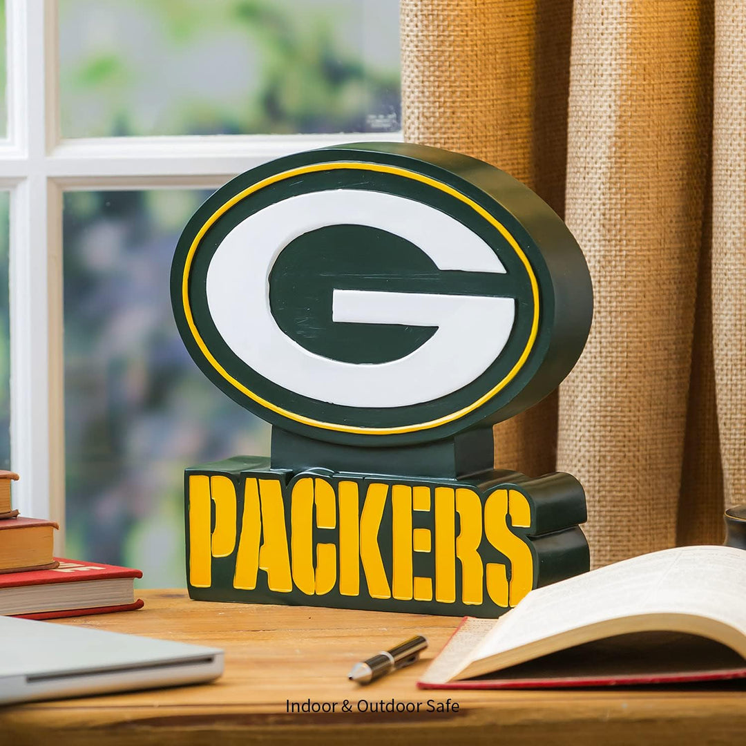 Team Sports America Evergreen Enterprises NFL Green Bay Packers Maskottchen, Gartenstatue, Teamfarbe