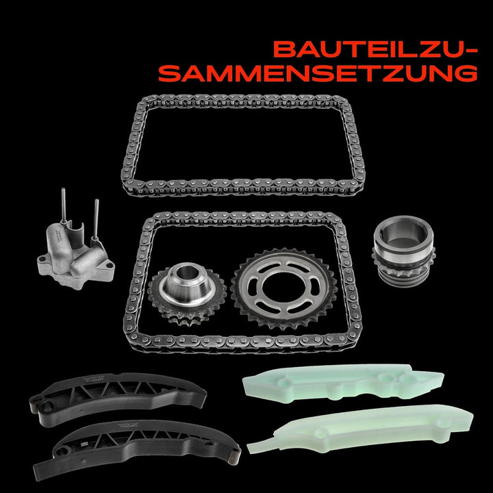 Steuerkettensatz für 1er E87 118d 120d 3er E46 E90 E91 318d 320d 5er E60 E61 520d 2.0L 2001-2012 112