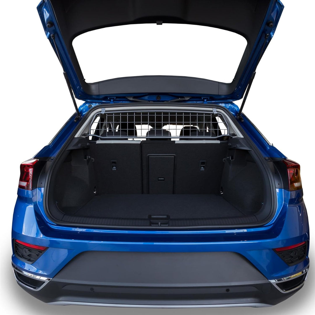 Travall Hundegitter für Volkswagen T-ROC (2017-) Fahrzeugspezifisches Hundegitter, Kofferraumschutz