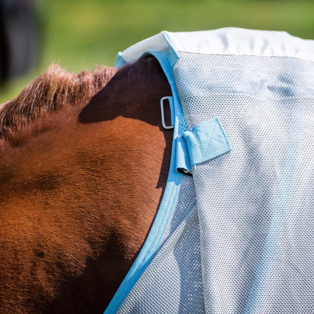 Horseware Insekten-/Sommerdecke für Pferde AmEco 6'6 silver/light blue, 6'6 silver/light blue