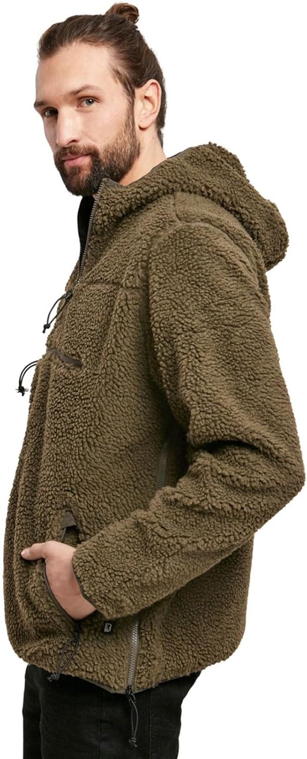 Brandit Teddyfleece Worker Pullover XL Oliv, XL Oliv