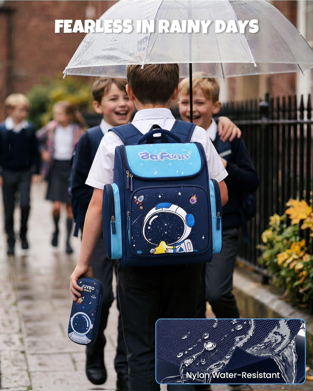 Amythe Schulrucksack Jungen 8-15 Jahre, Wasserdichte Schultasche für 3.-10. Klasse, Kinder Schulranz