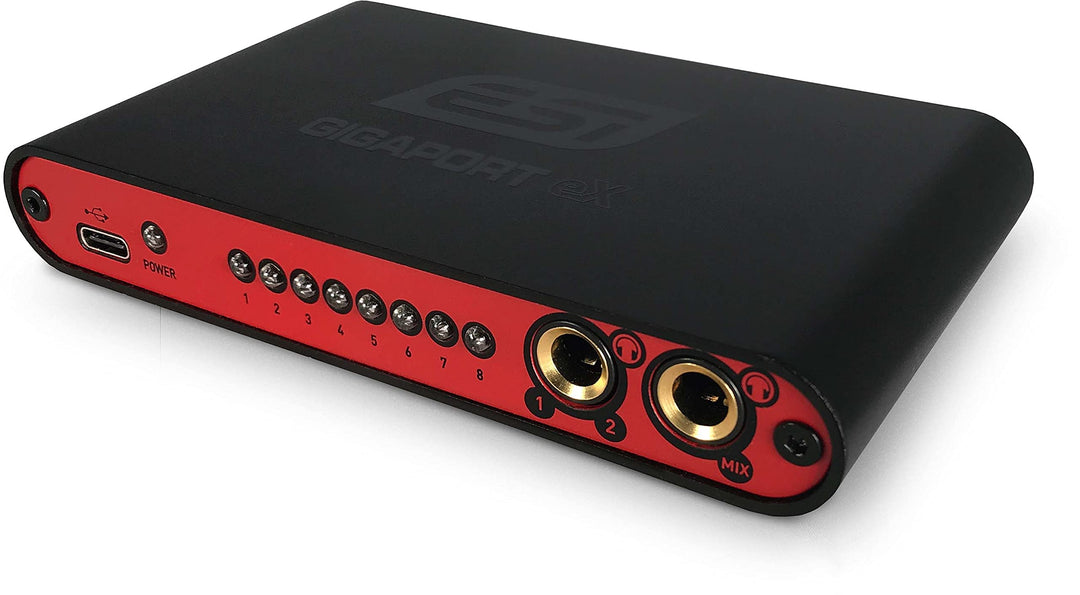 ESI GIGAPORT eX | Professionelles 24-bit / 192kHz USB-Audiointerface mit 8 analogen Ausgängen