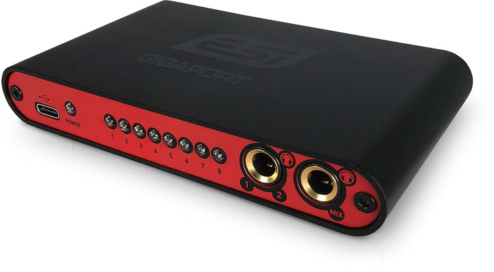 ESI GIGAPORT eX | Professionelles 24-bit / 192kHz USB-Audiointerface mit 8 analogen Ausgängen