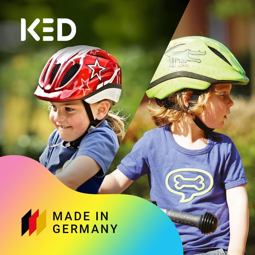 KED Kinderhelm Meggy II Trend, Superhero 44-49cm (XS), 44-49cm (XS)