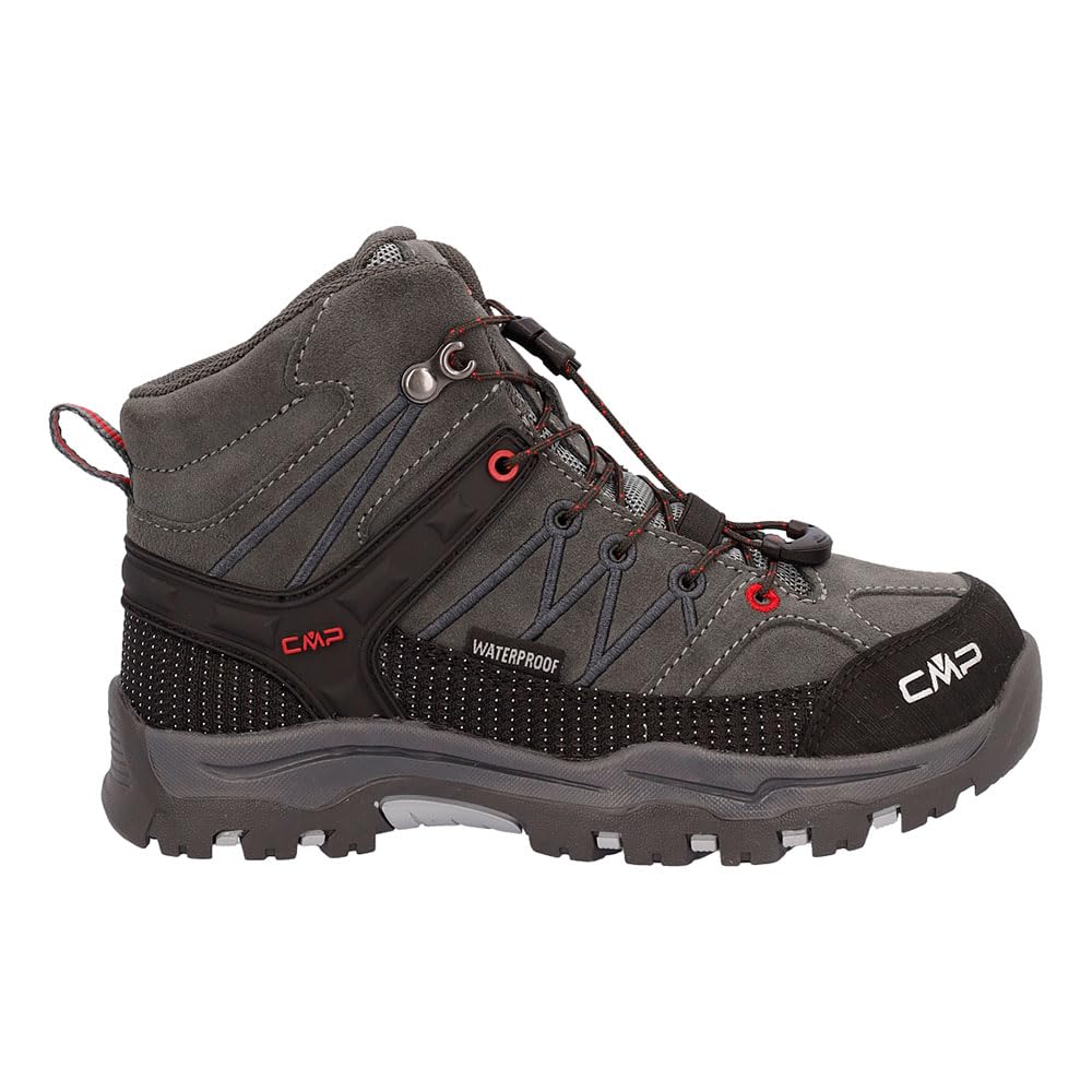 CMP Kinder Rigel MID WP Schuhe Wanderschuhe Trekkingschuhe 34 EU Grauer Ferrari, 34 EU Grauer Ferrar