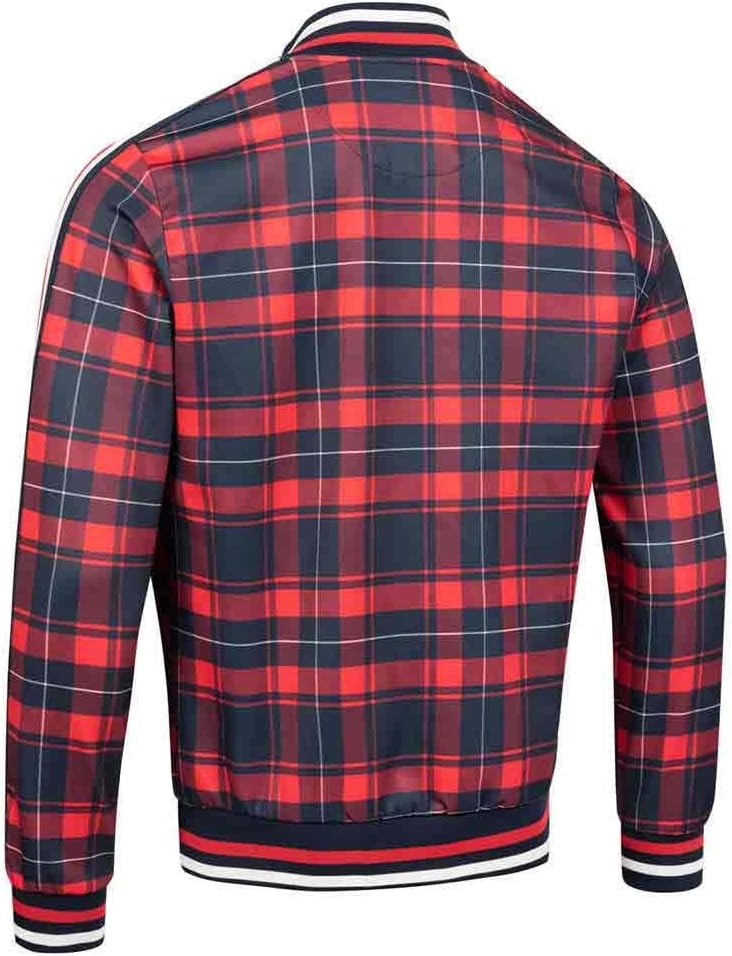 Lonsdale Herren Wickstone Trainingsanzug, Rot/Blau