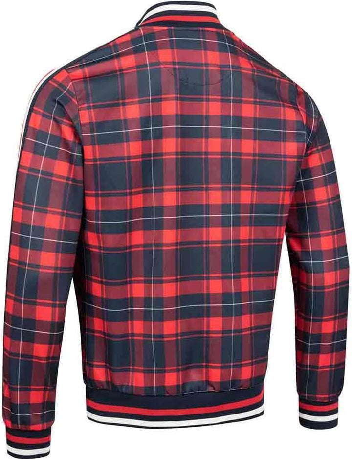 Lonsdale Herren Wickstone Trainingsanzug, Rot/Blau