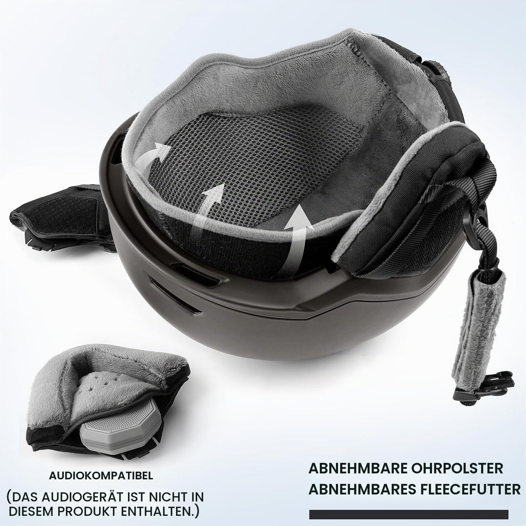 OutdoorMaster MIPS Skihelm, Snowboardhelm für Männer und Frauen, Snowboardhelm mit Ventilationssyste