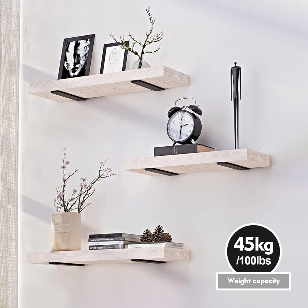 HSEAMALL 6 stück Regalhalterung Schwarz Schwerlastregal 6 Inch 15cm Wandhalterung Regal Schwerlast R