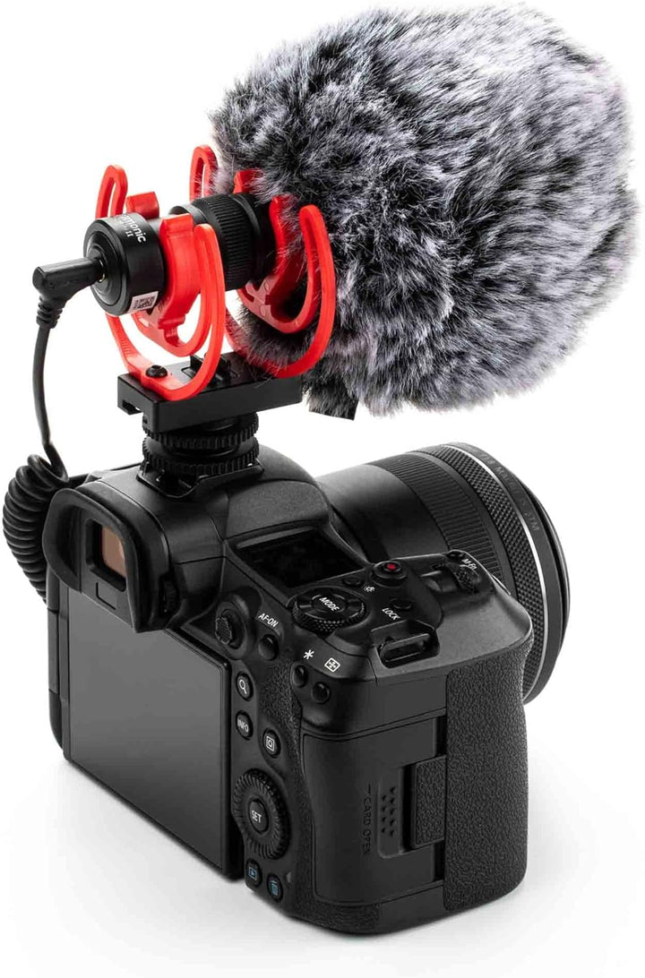 Saramonic Vmic Mini II On-Camera Shotgun Mic for Cameras, Mobile Devices & More with Rycote Shock Mo