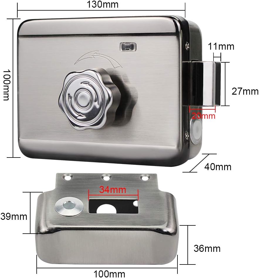 FTSTech Elektronisches Smart Lock Biometrischer Fingerabdruck Türschloss Virtuelles Passwort Wechat