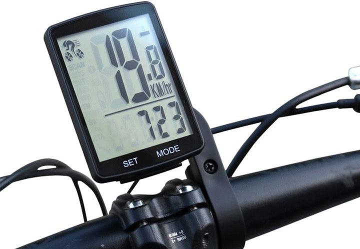 ACAGALA 2,8 Zoll Fahrradcomputer Drahtlos mit LCD-Multifunktionsdisplay | Regendichtes | Geschwindig