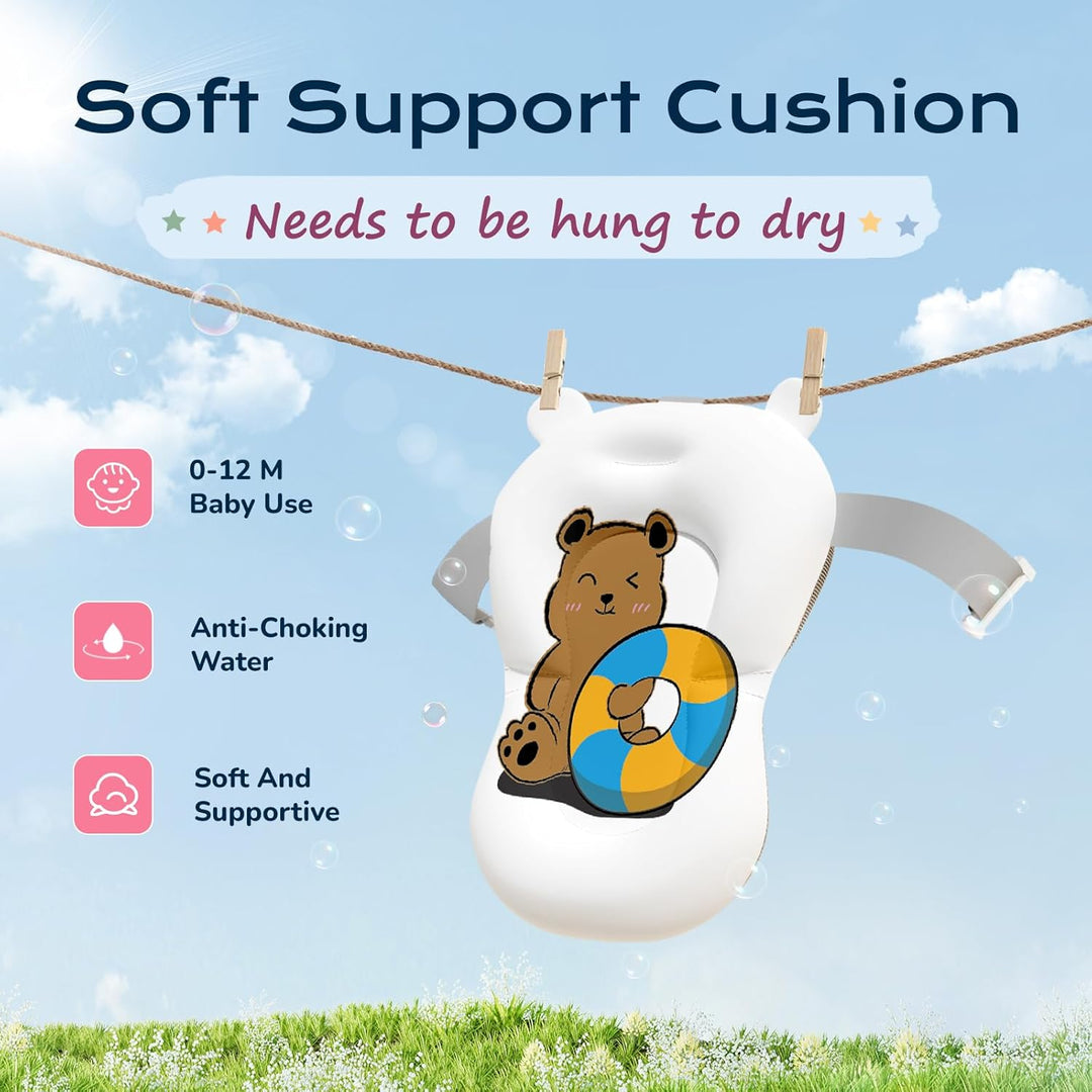 COOSEYA Baby Badewanne, Faltbare Babybadewanne Essentials für Neugeborene 0-12 Monate, Portable Baby