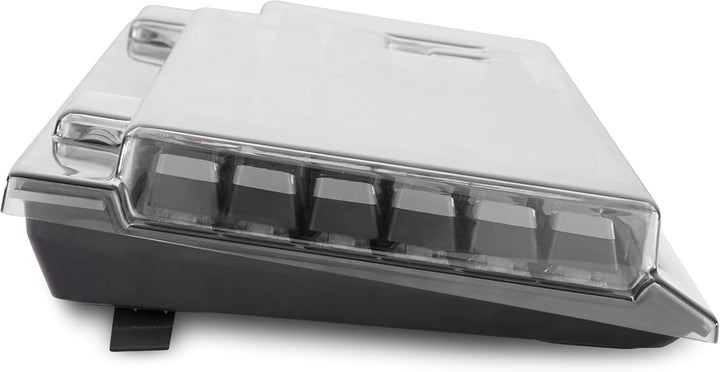 Decksaver Cover für die Corsair K95 (RGB) Platinum Tastaturserie - geräucherte/klare Schutzhülle, he