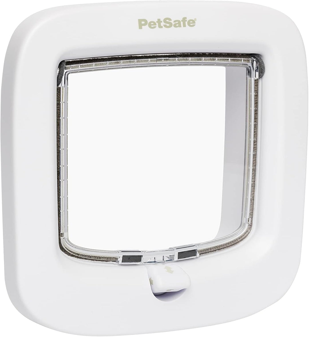 PetSafe Manuelle Katzenklappe, Handverriegelung mit 4 Verschlussoptionen, Mit Wetterdichtung, Katzen