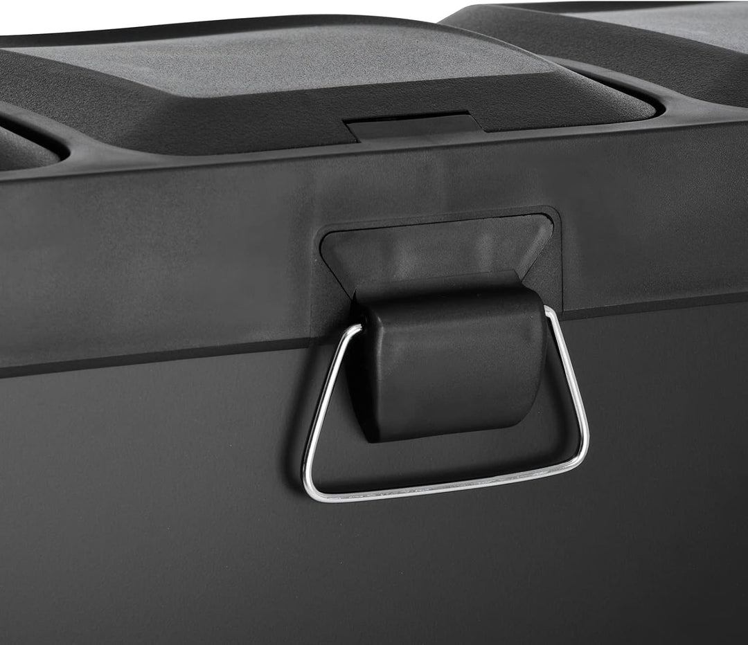 SVITA TC3X15 Treteimer 45 Liter Grau 3X 15L dreifach Abfalleimer 3er-Mülleimer Mülltrennung Küchen-E