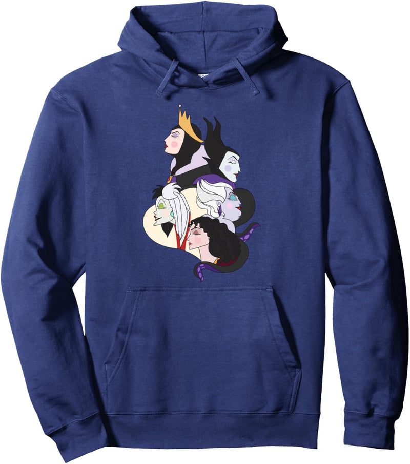 Disney Villains Side Profile Group Shot Pullover Hoodie